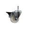 Service Caster 3 Nylon Wheel Swivel 7/16'' Grip Ring Stem Caster with Brake SCC-GR20S314-NYS-PLB-716138 - alternate 1